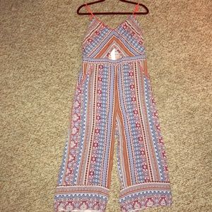 Tank-top pants romper